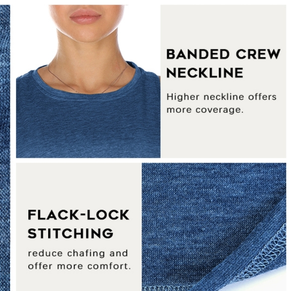 Work Out tank top racerback and exaggerated armholes - Blue color - Size Medium - Picture 15 of 15